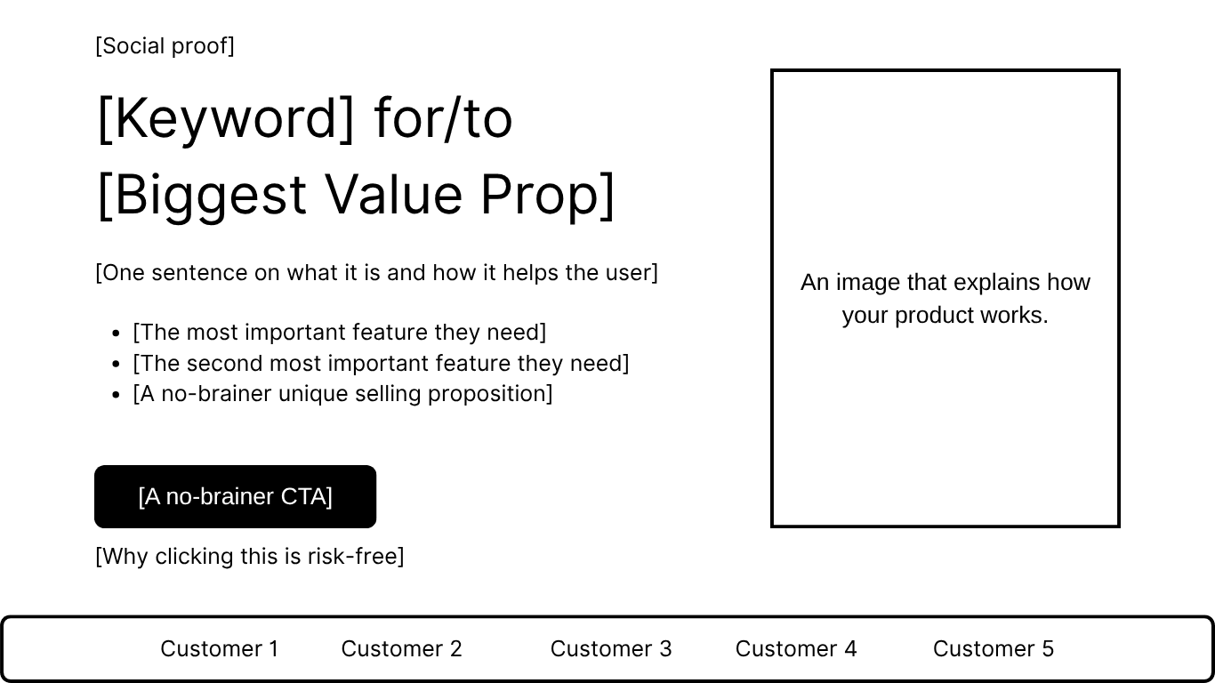 hero section template