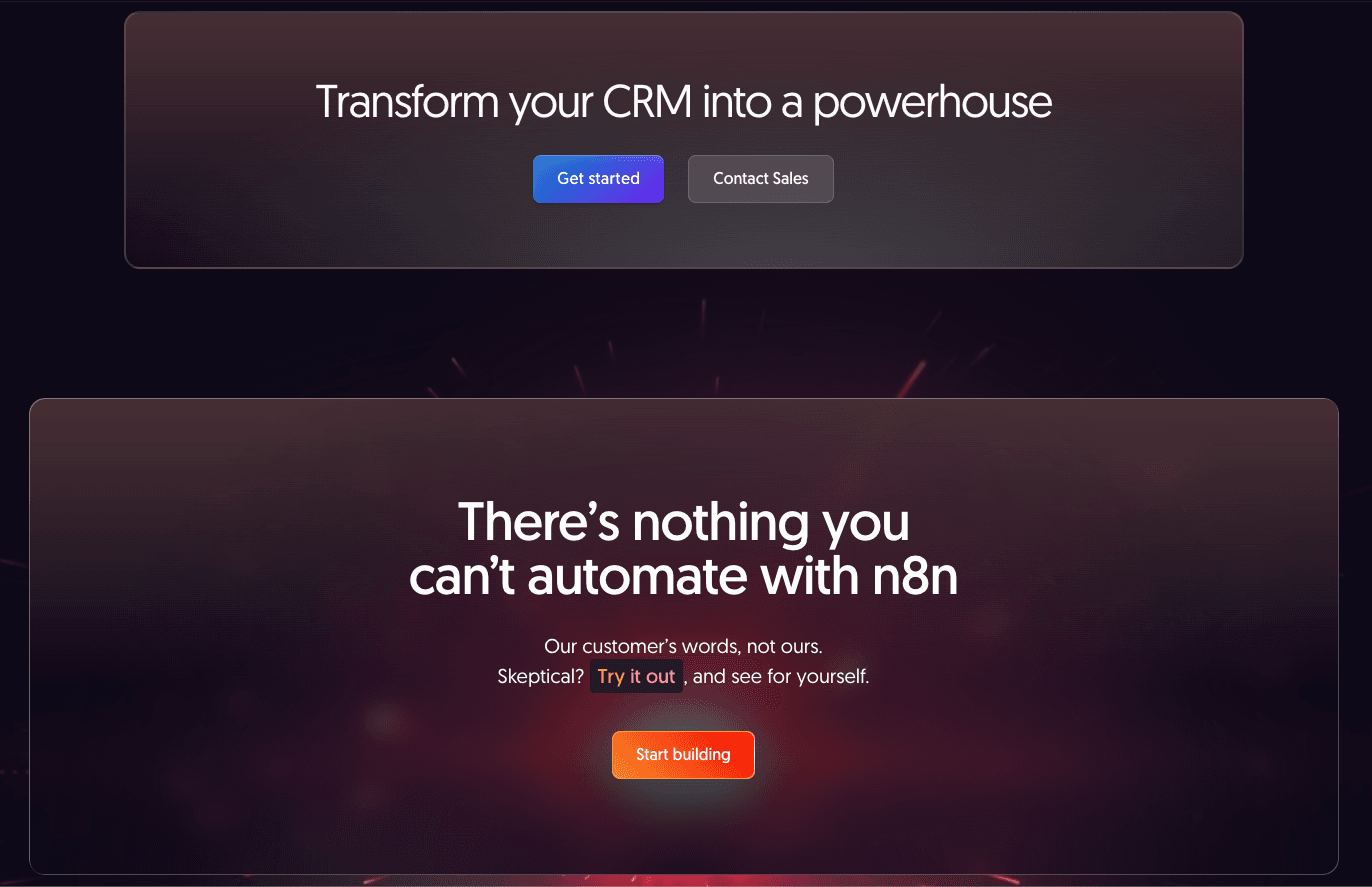 n8n final cta section